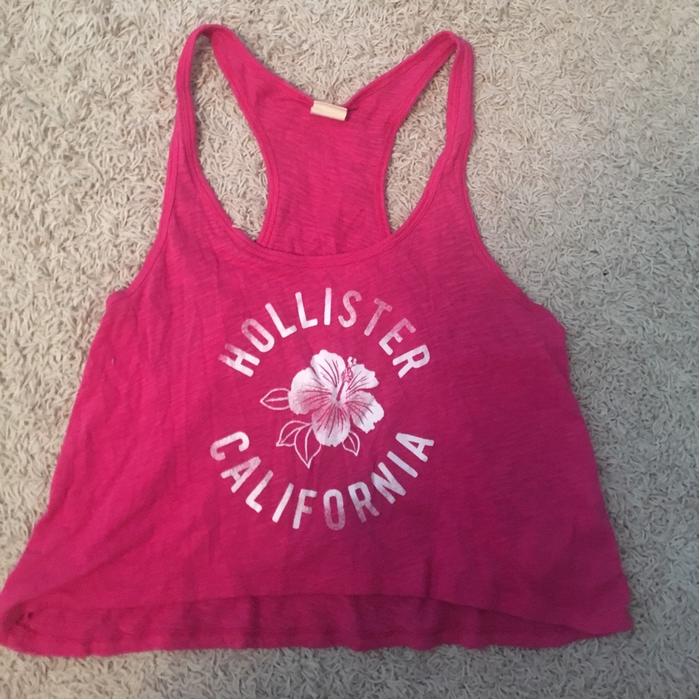 Pink Cropped Tank
